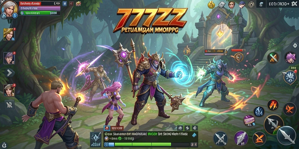 Tampilan permainan MMORPG yang menakjubkan dari 777ZX.