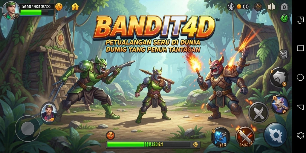 Tangkapan layar gameplay seru dari BANDIT4D dengan tantangan petualangan yang menarik.