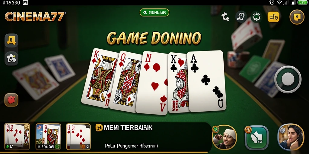 Tampilan menarik dari gameplay CINEMA77 yang seru dan interaktif.