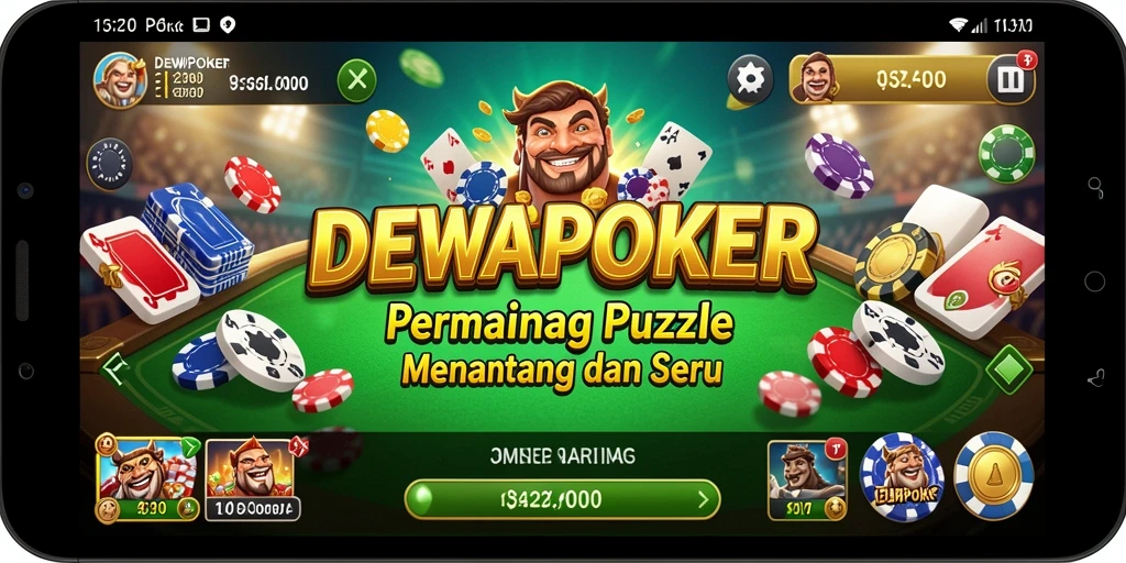 Gambaran gameplay seru dalam DEWAPOKER, menantang dan menarik.