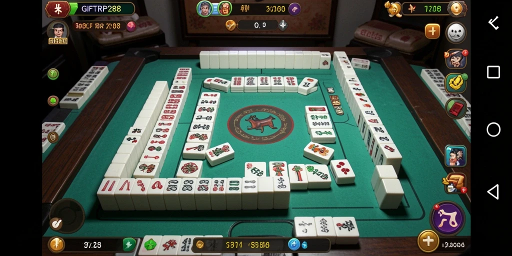 Screenshot gameplay <strong>GIFTRP288</strong> yang menampilkan aksi seru Mahjong.
