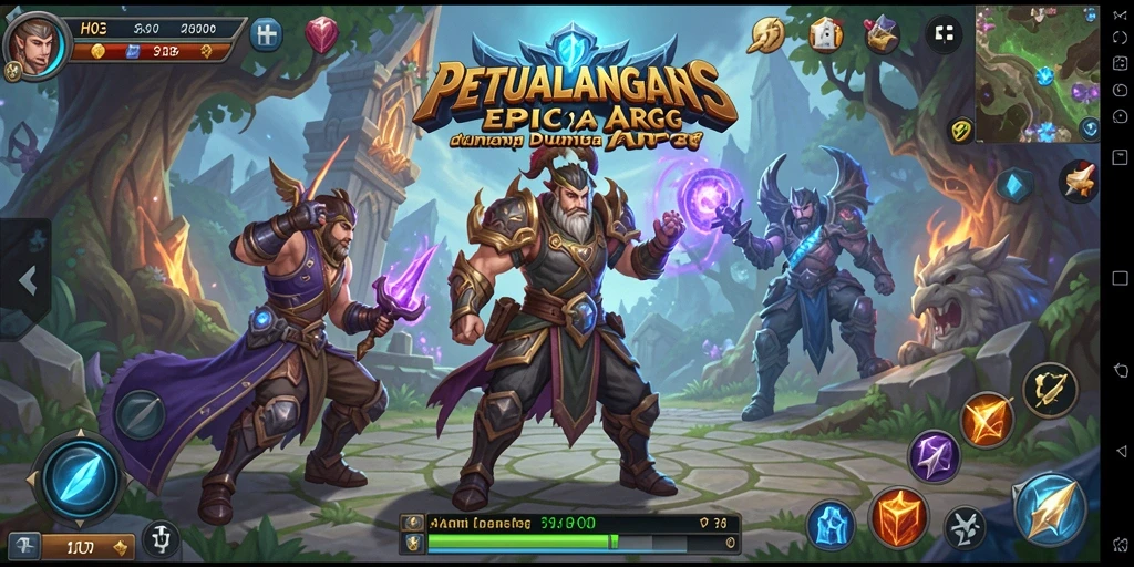 Tampilan gameplay seru dan mendebarkan di H03, game ARPG yang menantang.