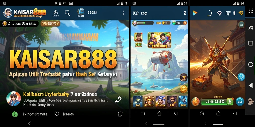 Tampilan antarmuka KAISAR888 yang mudah digunakan.