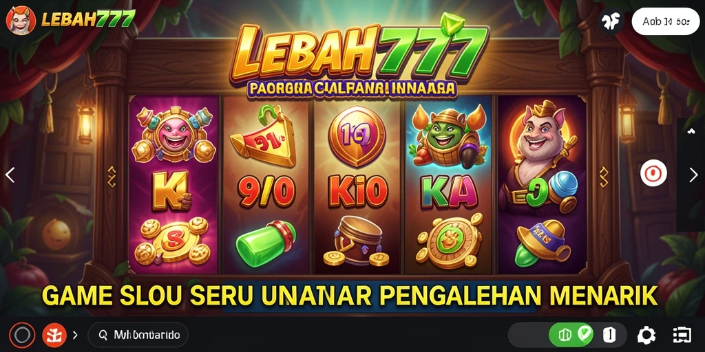 Tampilan menarik dari gameplay LEBAH777 yang seru dan mendebarkan.
