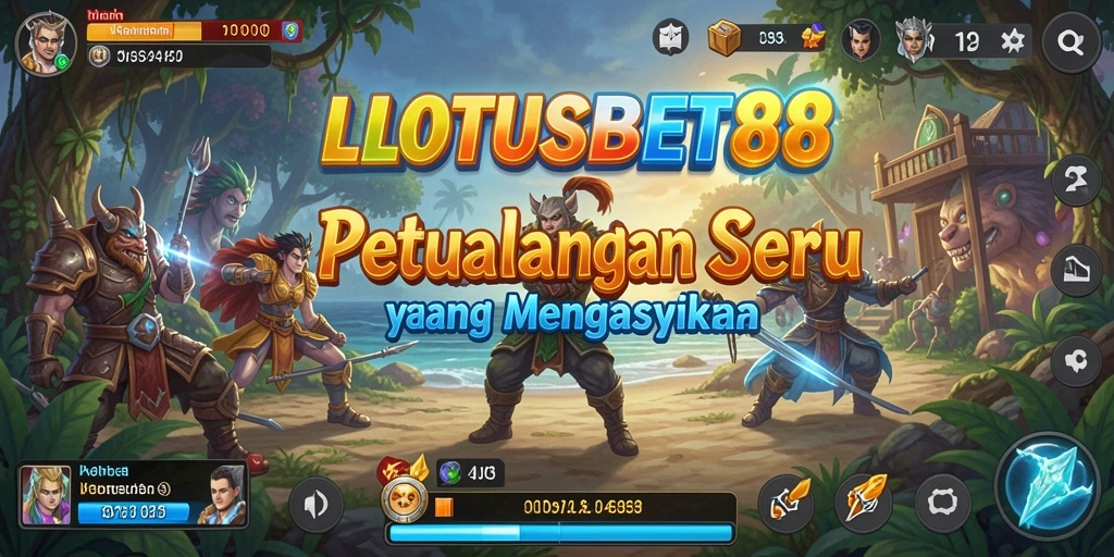 Screenshot utama LOTUSBET88 menampilkan gameplay petualangan yang mendebarkan.