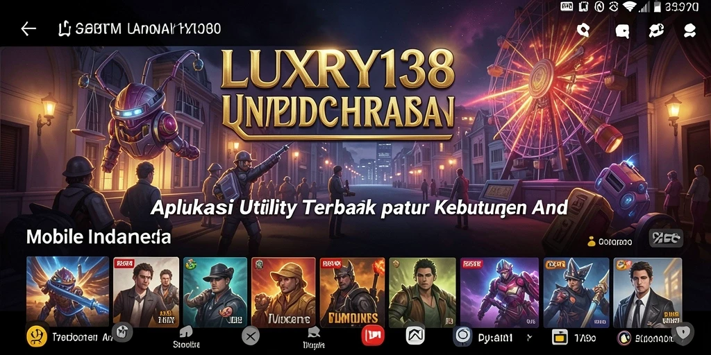 Tampilan interface LUXURY138 yang modern dan intuitif.