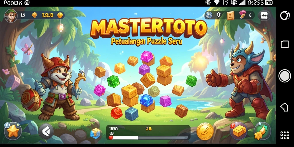 Tangkapan layar MASTERTOTO menampilkan gameplay Puzzle yang menarik.
