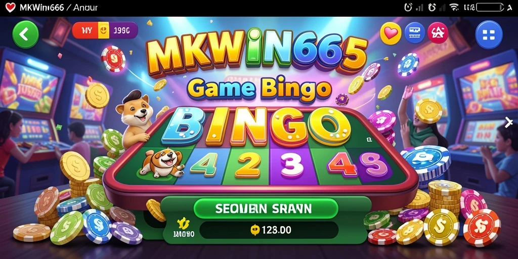 Tampilan gameplay seru di MKWIN666 dengan pengalaman Bingo yang mengasyikkan.