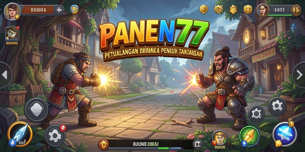 Tangkapan layar gameplay PANEN77 menampilkan aksi petualangan yang mendebarkan.