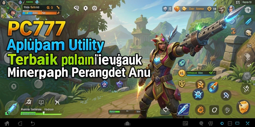 Tampilan utama PC777 dengan fitur optimasi kinerja perangkat.