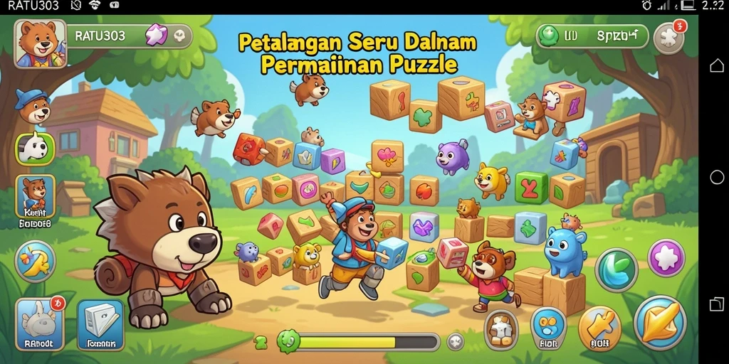 Tampilan gameplay seru dan menantang dalam RATU303.