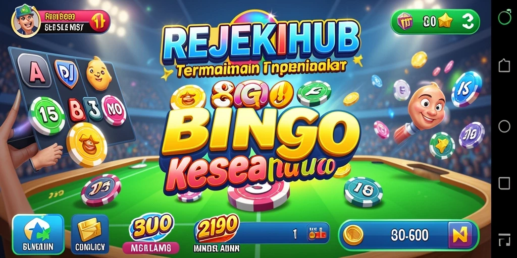 Tampilan gameplay seru dari aplikasi Bingo REJEKIHUB.