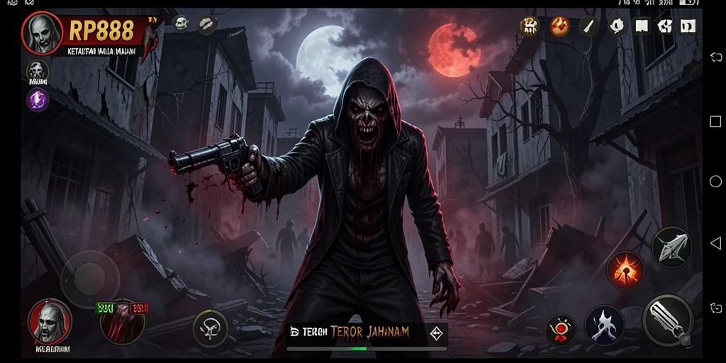 Screenshots dari gameplay Horror yang mendebarkan di RP888.